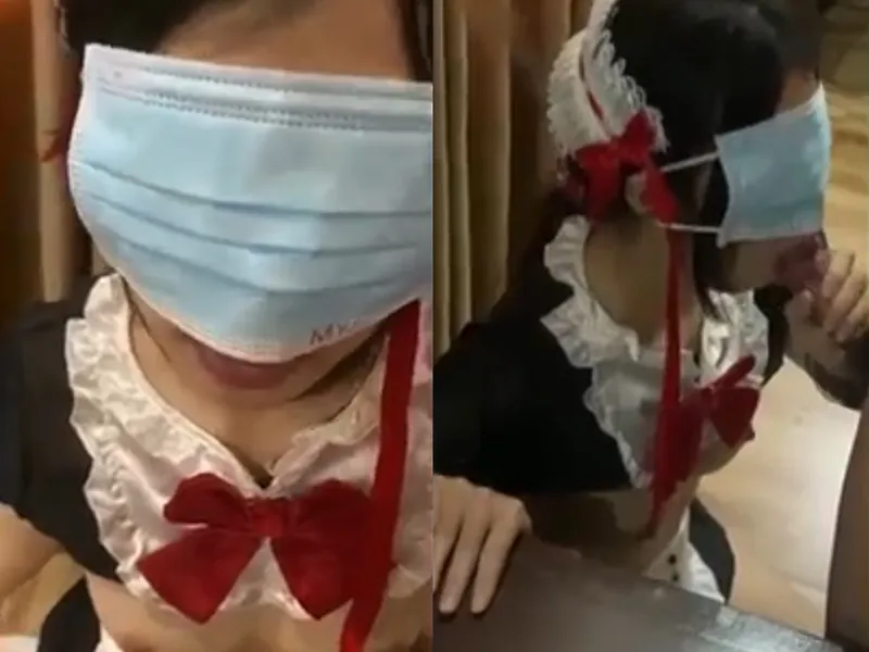 Cô bạn gái việt dâm cosplay nô lệ liếm mút con thằng nhỏ điêu luyện