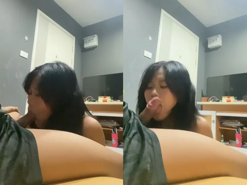 Em mê mút thằng nhỏ đến mức ho sặc sụ p1